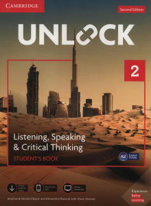 Unlock 2 2ed.Listening/Speaking & Critical Thinking Std Bk,Mob App+Online WB
